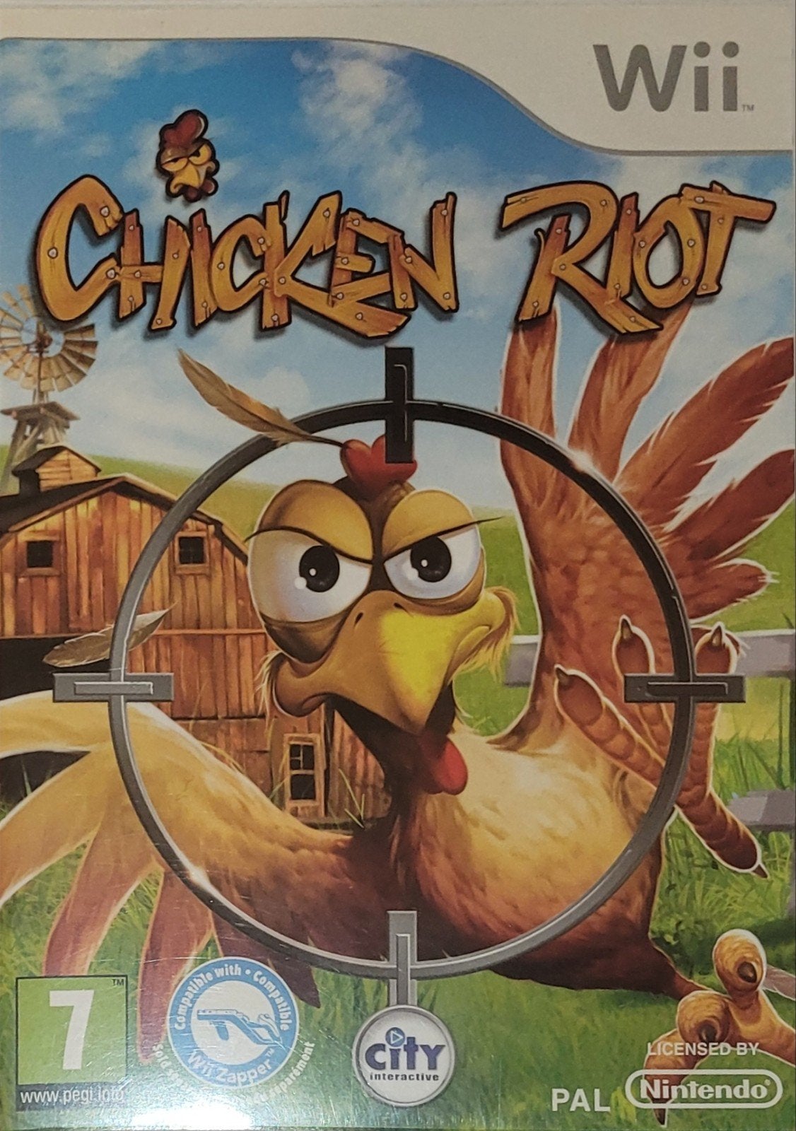wii spelletje chiken riot met geweer, Games en Spelcomputers, Games | Nintendo Wii, Ophalen