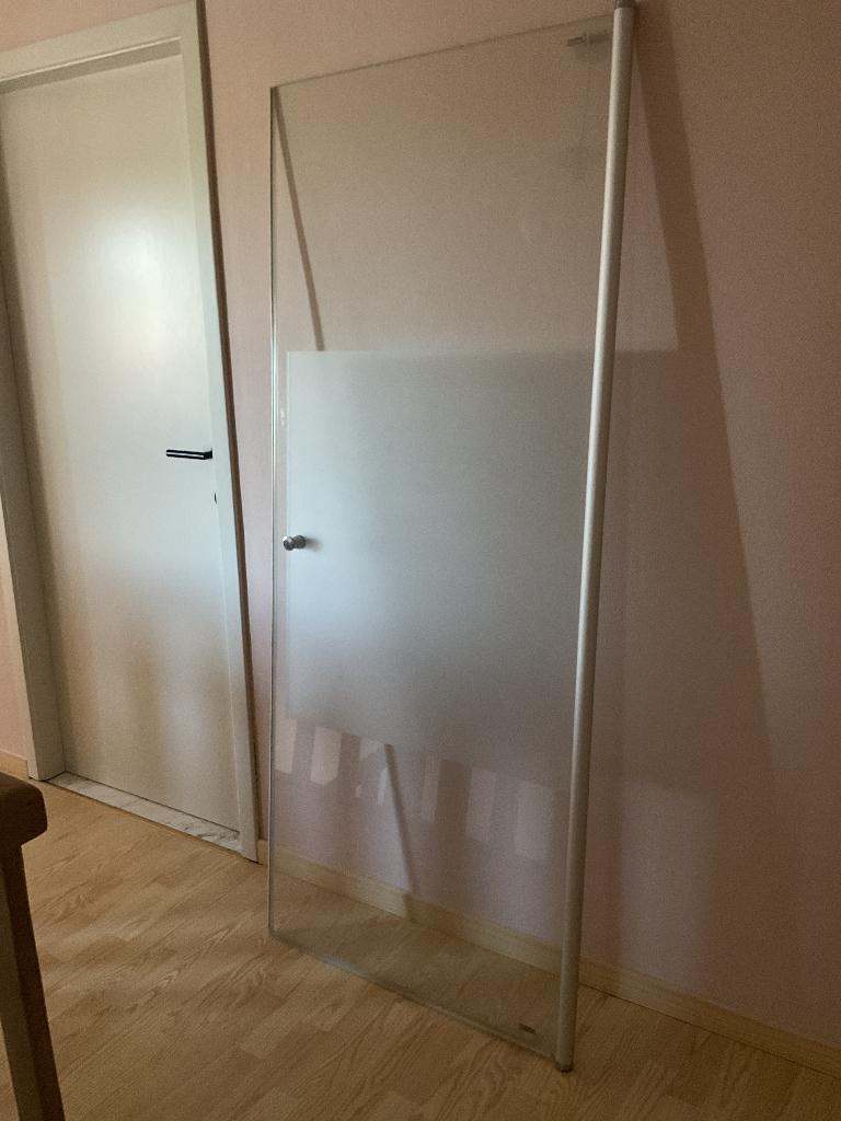 Douchedeur, Doe-het-zelf en Bouw, Ophalen, Gebruikt, Glas, Douche
