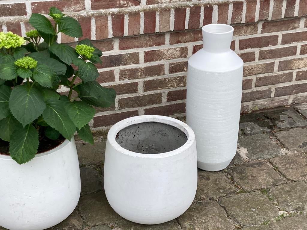 Bloempotten en vaas, Enlèvement, Comme neuf, Pierre