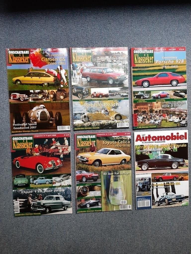 6 classic car autobladen van 2005 - 2008 voor 15€, Livres, Enlèvement ou Envoi, Comme neuf, Autres marques