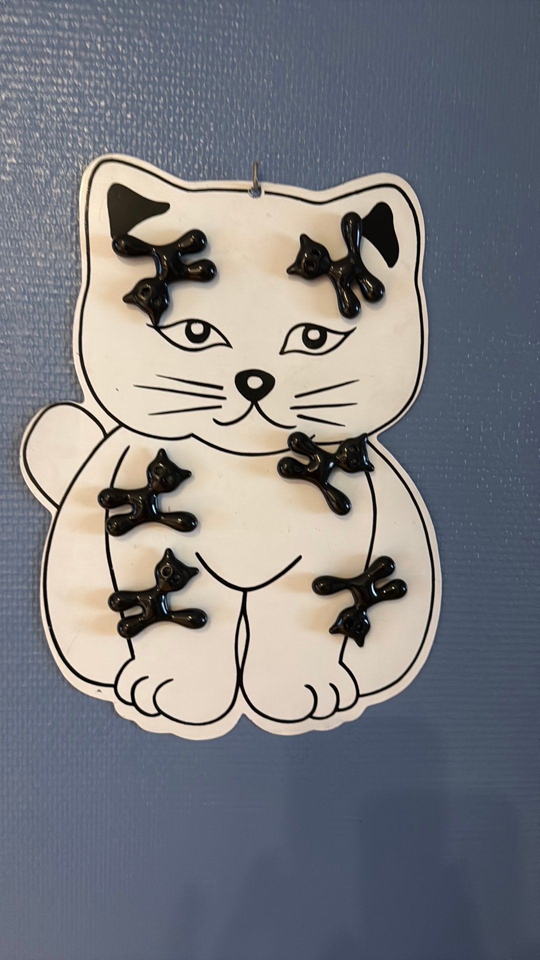 Memobord magneten poes, Ophalen, Gebruikt, Magneetbord