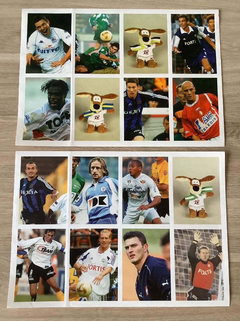 Voetbalstickers Jupiler Pro League 2003-2004, Enlèvement ou Envoi, Comme neuf, Affiche, Image ou Autocollant