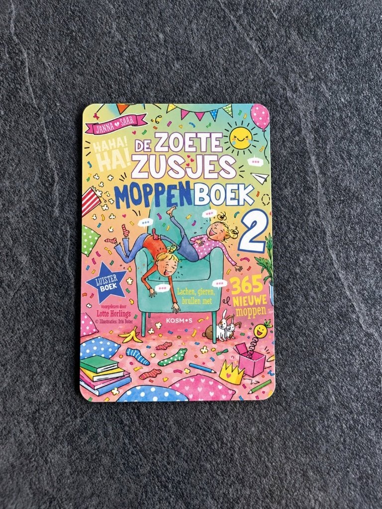 Yoto kaart - De Zoete Zusjes Moppenboek 2, Ophalen of Verzenden, Nieuw, Taal en Lezen, Met geluid