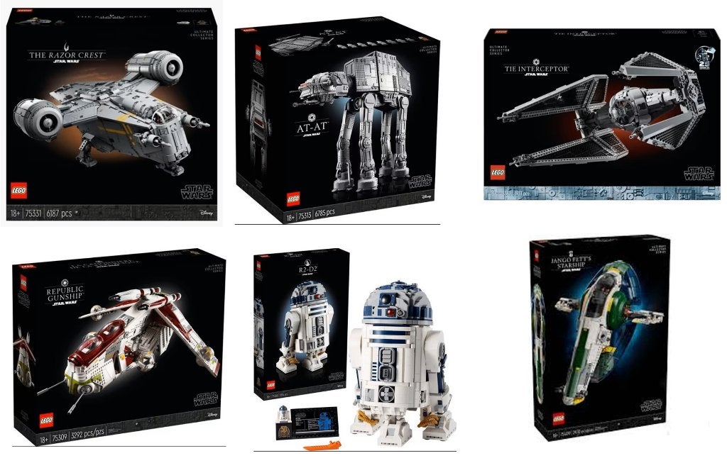 LEGO Star Wars - Collection UCS (voir description), Enfants & Bébés, Instructions incluses, Lego, Ensemble complet, Star Wars