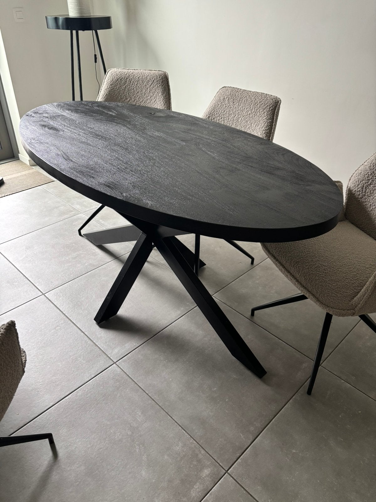 Eettafel en salontafel mango hout!, Ophalen, Zo goed als nieuw