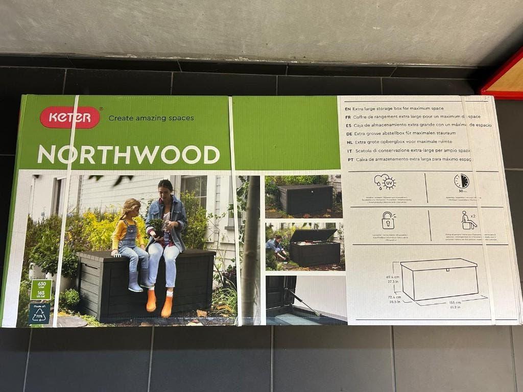 Opbergbox Northwood, Tuin en Terras, Bergingen en Tuinkasten, Ophalen, Nieuw, Kunststof, Containerberging