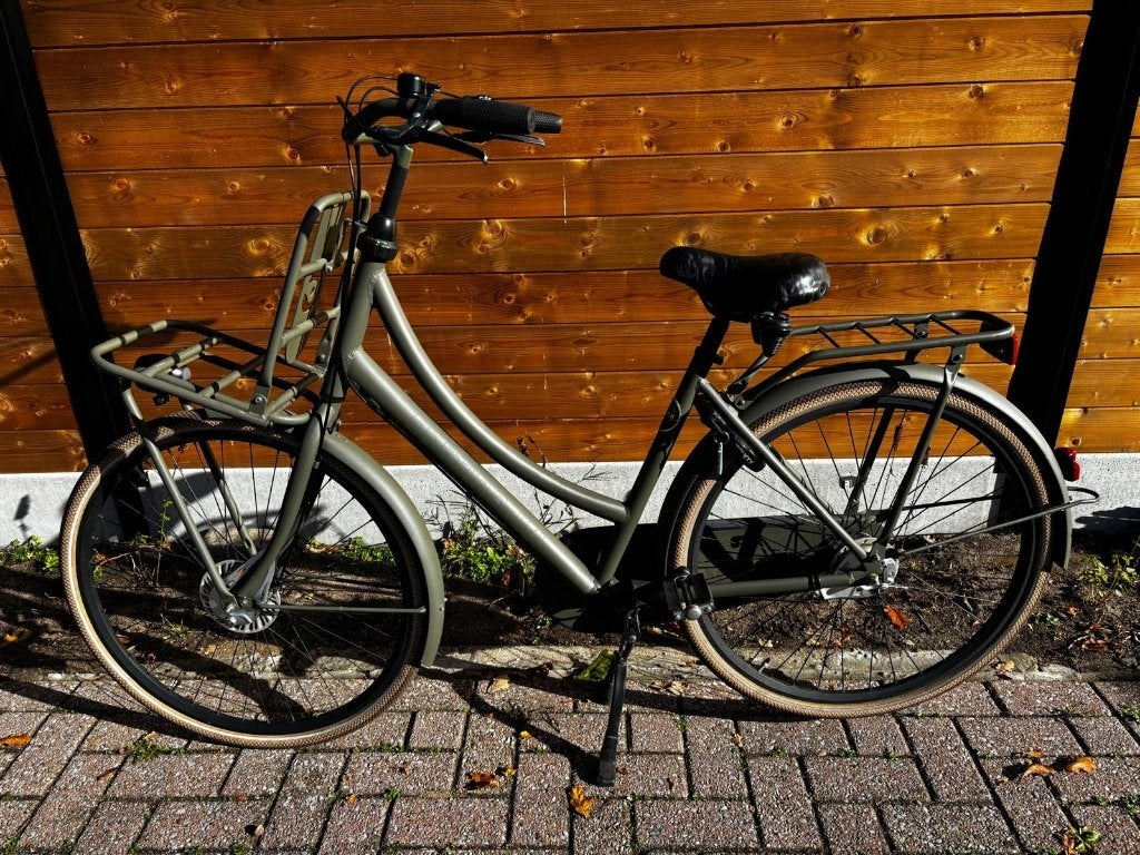 Cortina U4 mat kaki type transport, Fietsen en Brommers, Gebruikt, (Extra) lage instap, Trommelrem, Ophalen