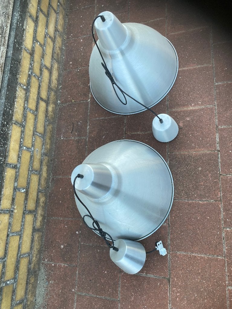 luchter - 2 lampen - IKEA, Huis en Inrichting, Lampen | Kroonluchters, Ophalen, Zo goed als nieuw, Metaal