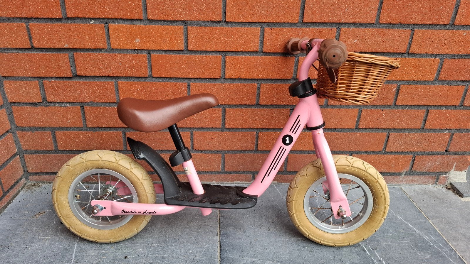 loopfietsje Bandits and Angels, Kinderen en Baby's, Ophalen, Gebruikt, Loopfiets