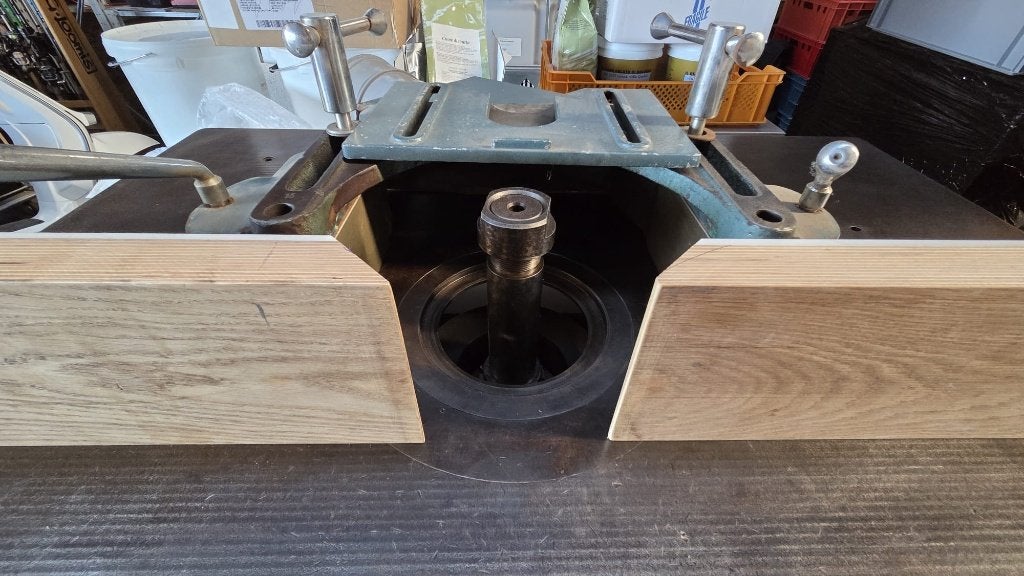 Toupie freesmachine 7,5PK 380V as 50mm, Ophalen