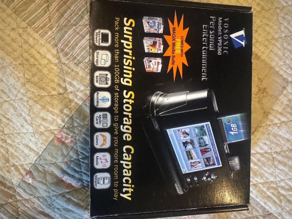 Vosonic VP8360 multimedia player, Ophalen, Zo goed als nieuw