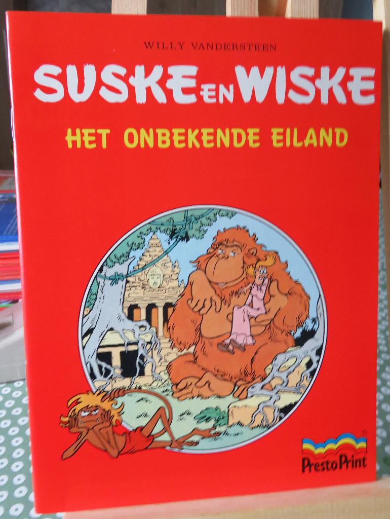 Suske en Wiske het onbekende eiland presto print, Enlèvement ou Envoi, Neuf