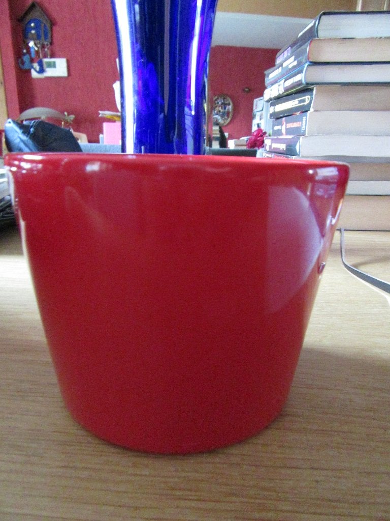 cache-pot rouge neuf, Enlèvement, Neuf