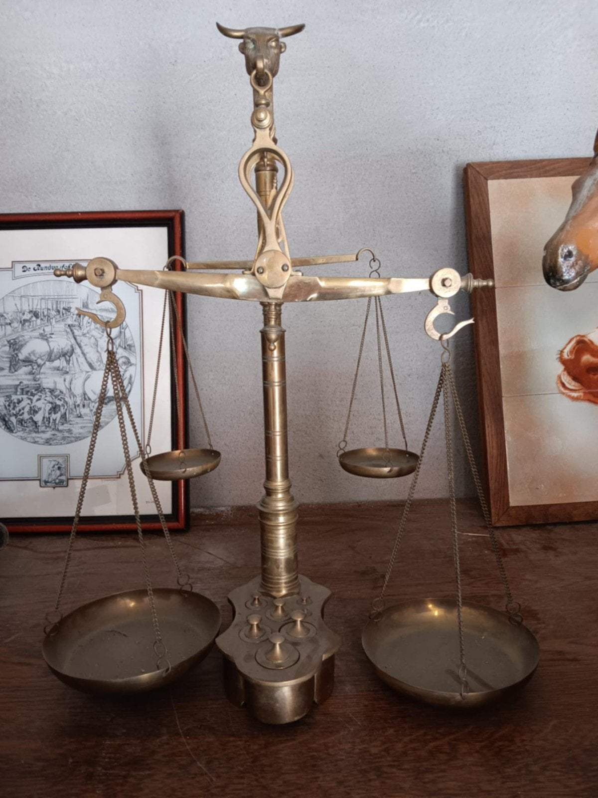 Prachtige antieke koperen weschaal  te koop, Ophalen