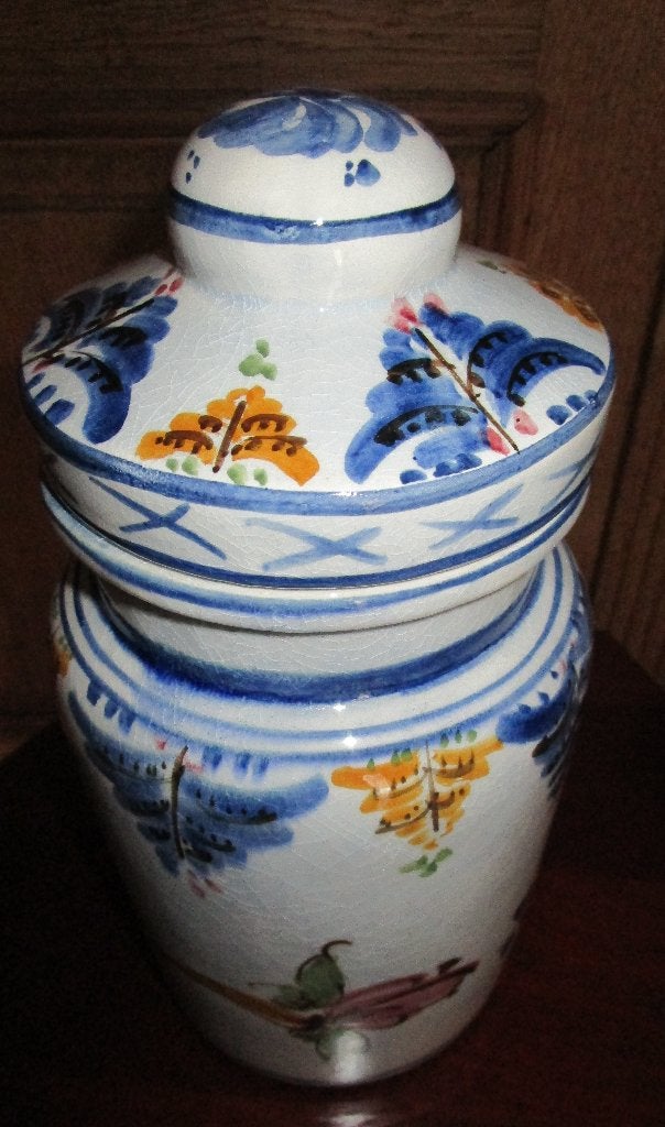 chinees porseleinen pot met deksel, Enlèvement