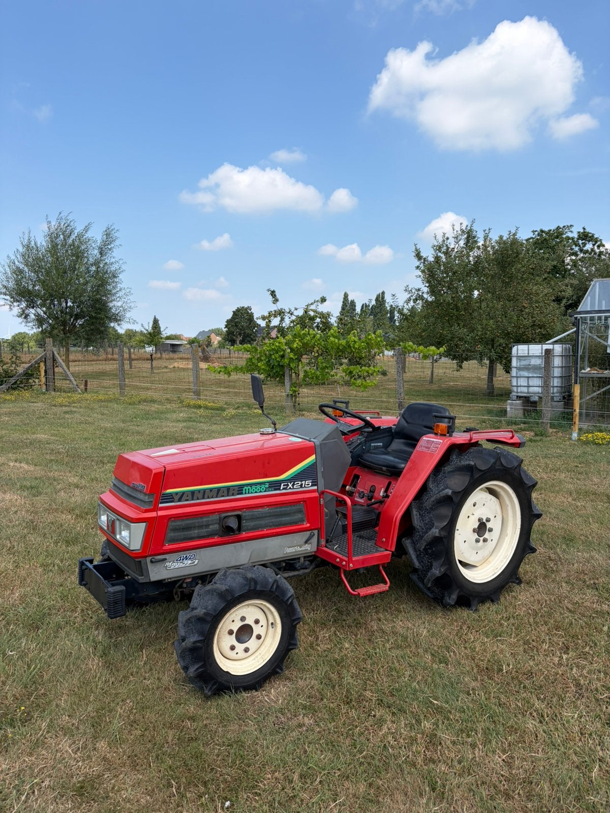 Minitractor Yanmar FX215 - 3cil. - 4x4 - POWERSHIFT - SERVO, Articles professionnels, Agriculture | Tracteurs, Enlèvement ou Envoi