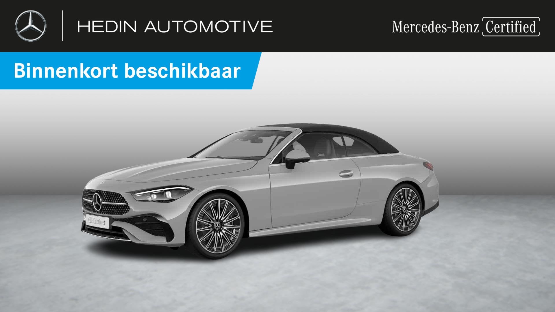 Mercedes-Benz CLE-Klasse 200 Cabriolet AMG Line Distronic |, Autos, Cuir, Argent ou Gris, Achat, Entreprise
