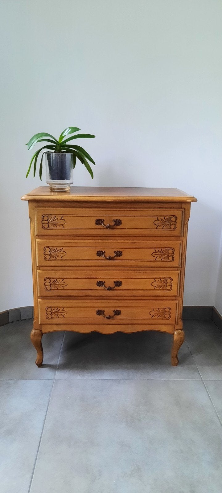 Prachtige vintage Queen Ann / Louis Quinze ladekast, Huis en Inrichting, 3 of 4 laden, Ophalen, Gebruikt