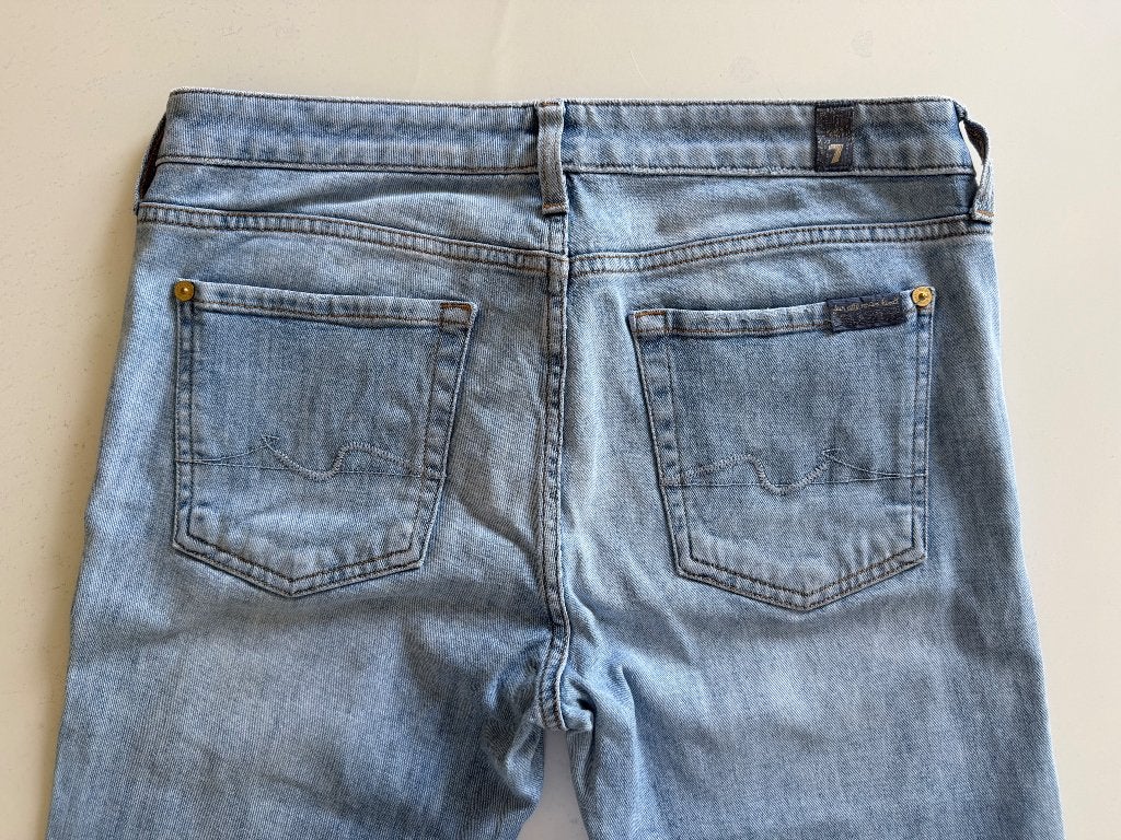 7 For All Mankind jeans – maat 27 – zo goed als nieuw, Blauw, Ophalen of Verzenden, Zo goed als nieuw, W27 (confectie 34) of kleiner