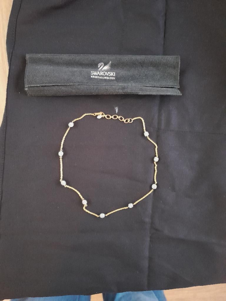 Halsketting Swarovski, Ophalen of Verzenden, Gebruikt, Sieraad of Horloge