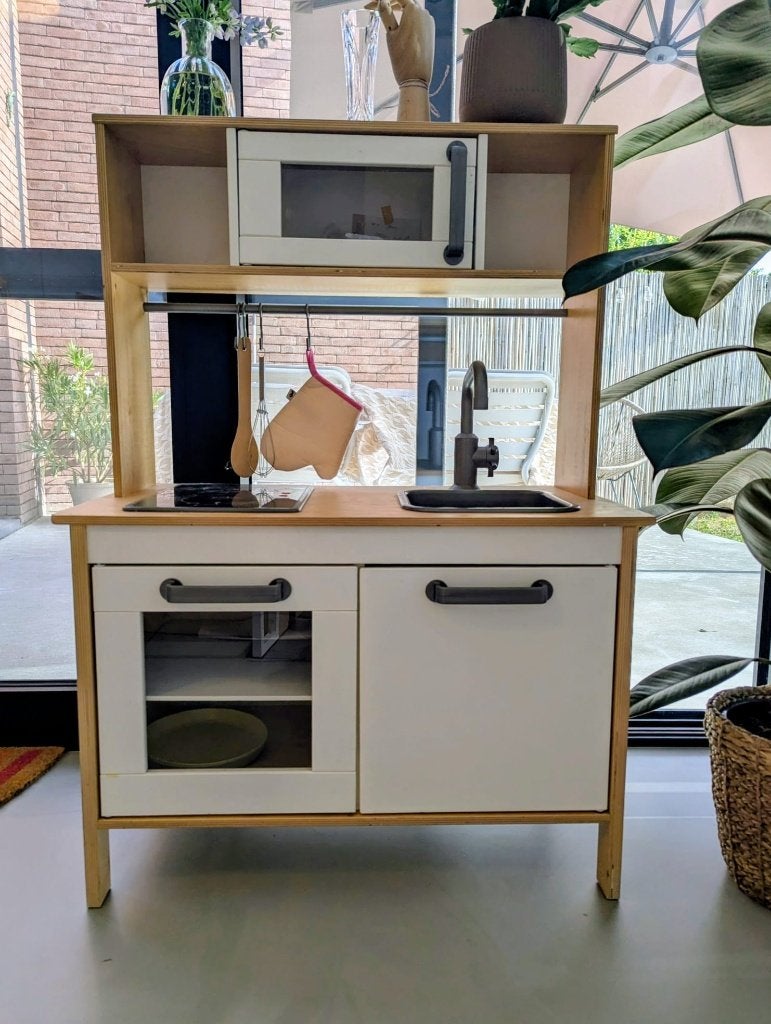 Mooi houten speelgoedkeukentje, Kinderen en Baby's, Speelgoed | Speelkeukens, Gebruikt, Speelkeuken, Hout, Ophalen