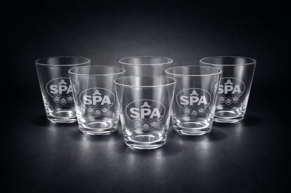 Six verres de Spa Monopole, Enlèvement, Neuf, Verre à eau