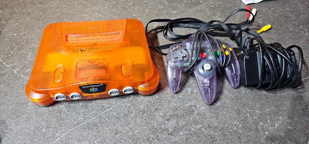 Nintendo 64 oranje, Ophalen of Verzenden, Gebruikt