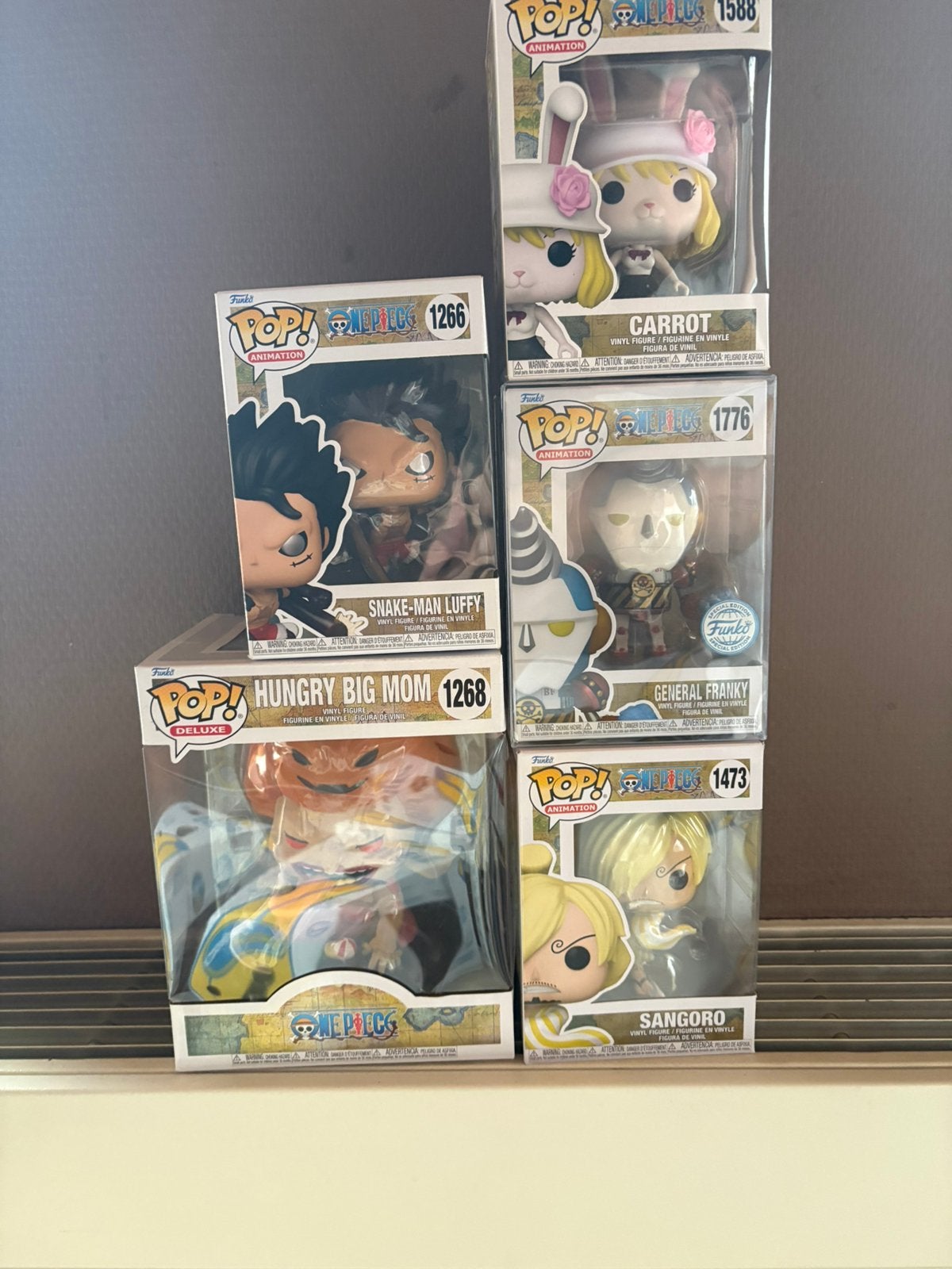 Funko pop One piece lot, Enlèvement ou Envoi, Comme neuf