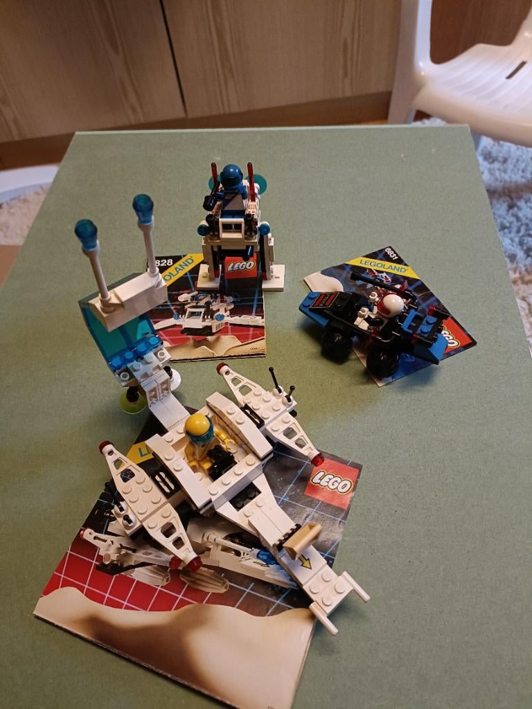 Lego ruimte nrs.6828-6831-6875, Enlèvement ou Envoi, Utilisé, Ensemble complet, Lego