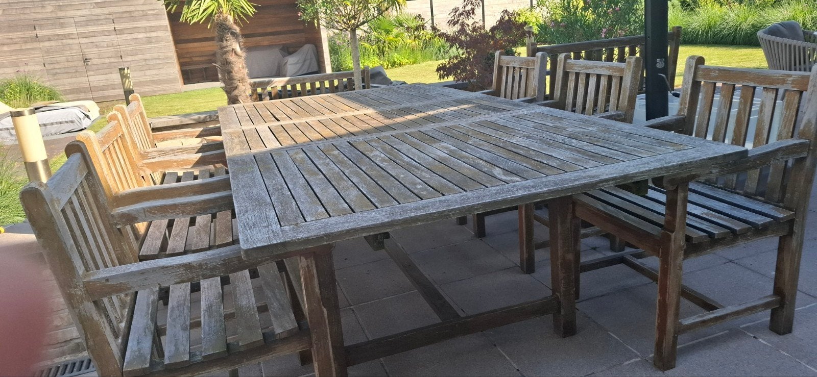 Set de jardin en teck, Enlèvement, Salons de jardin