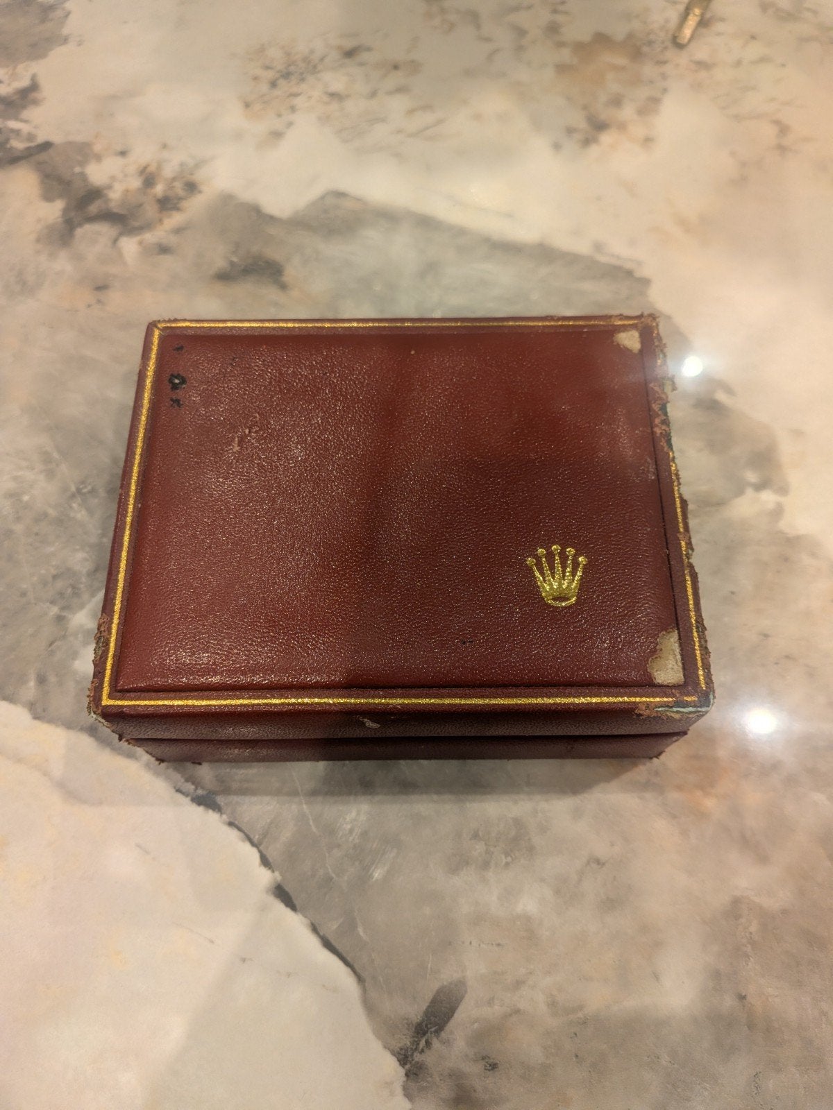 Authentique boîte écrin d'époque montre ROLEX, réf 14.00.08, Enlèvement ou Envoi