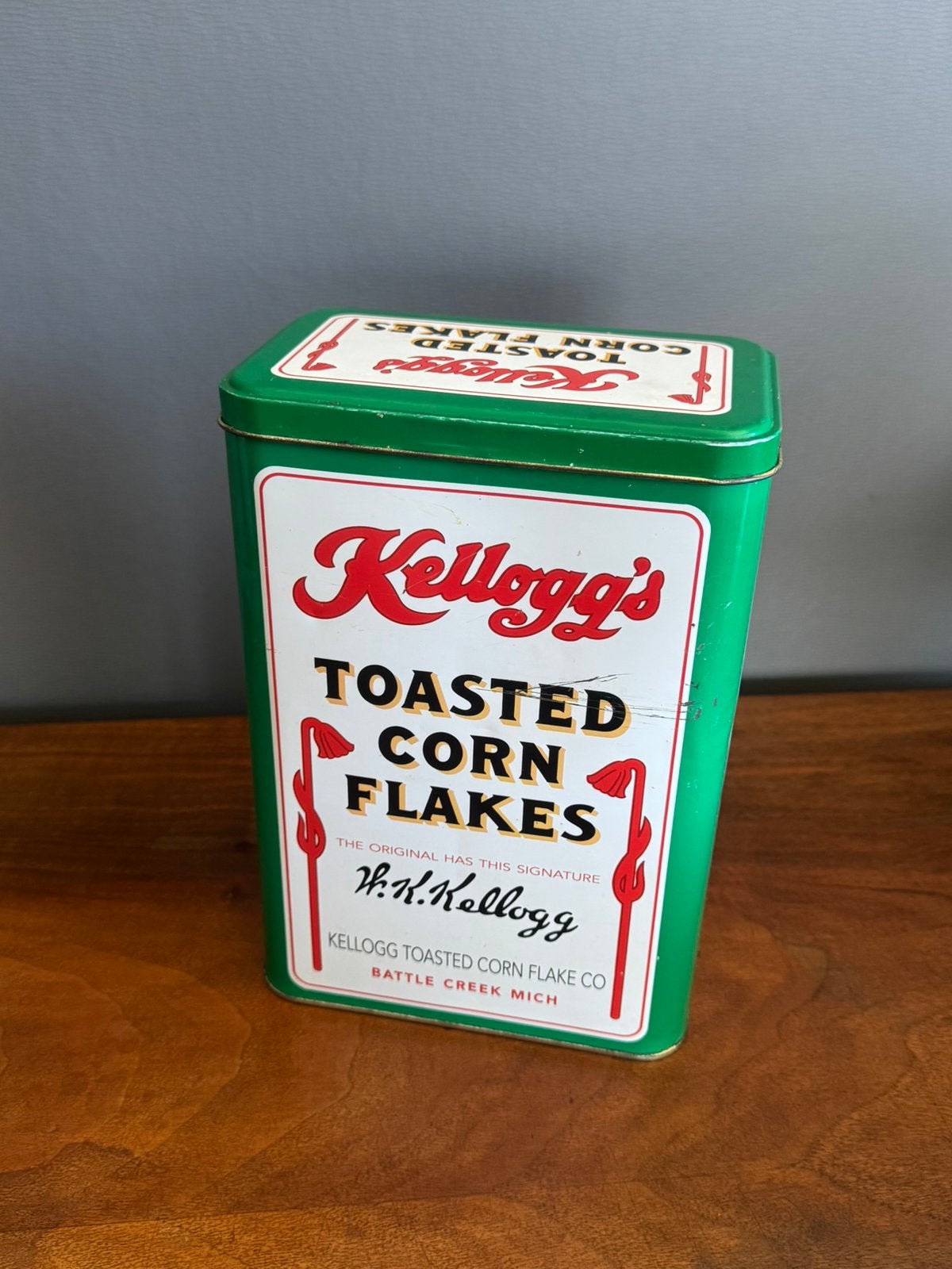Kellogg's doos uit de jaren 90, Verzamelen, Blikken, Ophalen of Verzenden, Gebruikt, Overige, Overige merken
