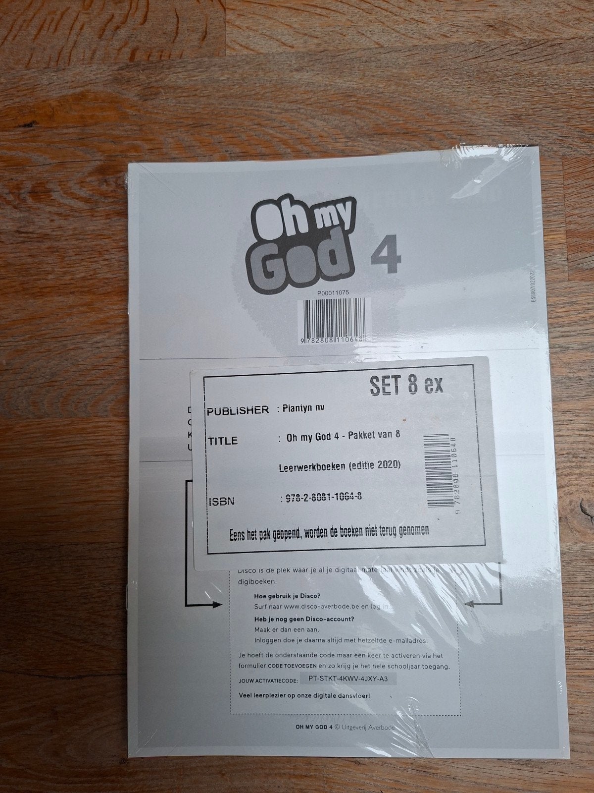 Schoolboek Oh my God 4 ongebruikt, Enlèvement ou Envoi, Neuf, Religion et Philosophie