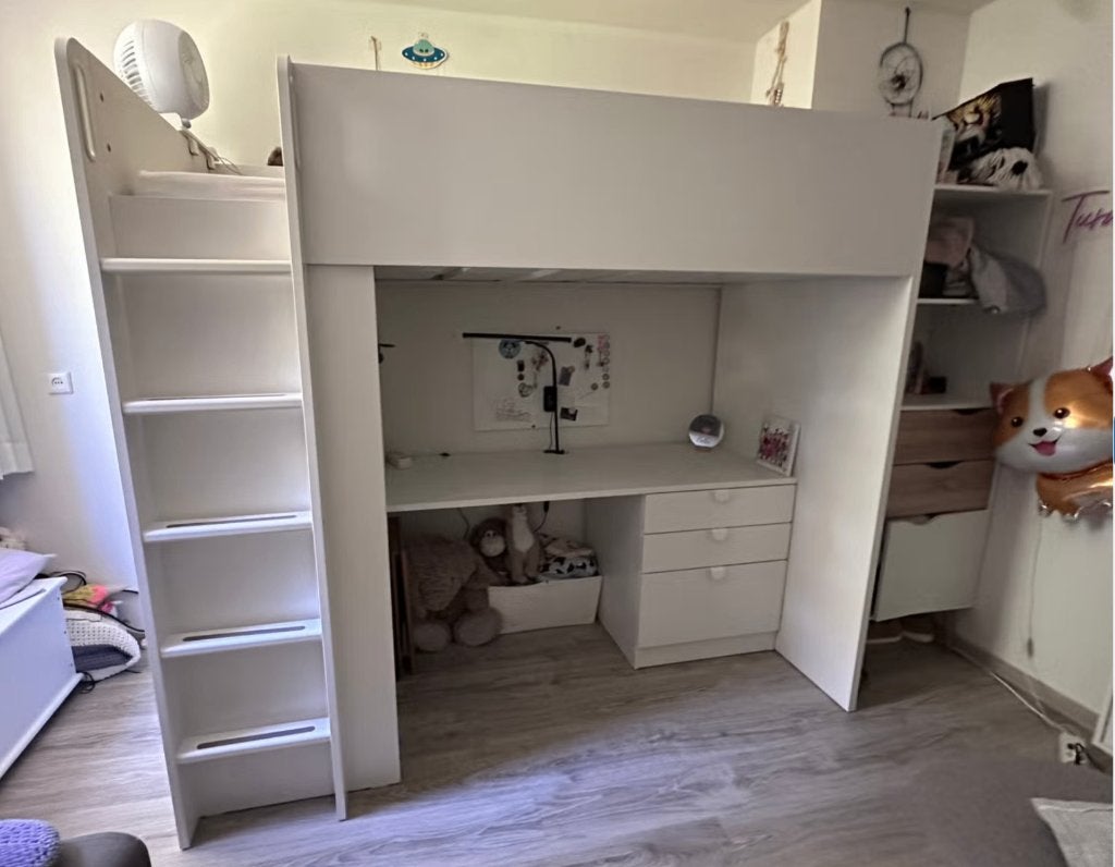 Stapelbed Ikea Smastad, Enfants & Bébés, Chambre d'enfant | Lits superposés & Lits mezzanines, Comme neuf, Lits superposés, Enlèvement
