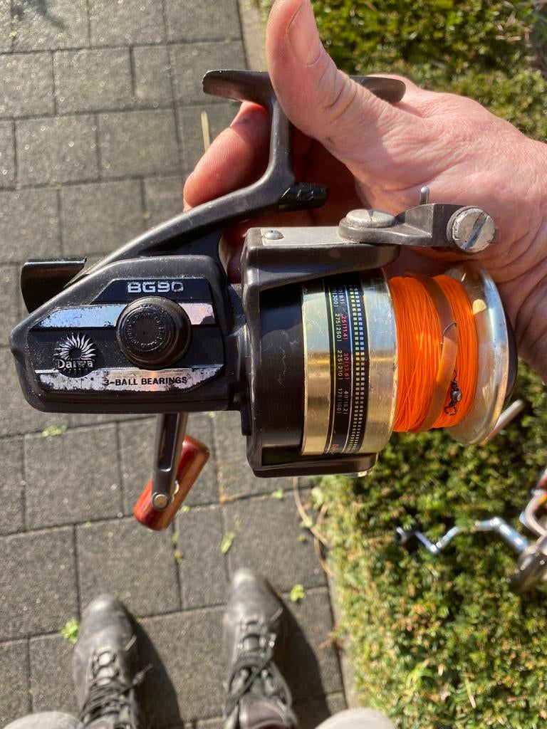 Daiwa DG90 molen, Watersport en Boten, Ophalen, Gebruikt, Molen
