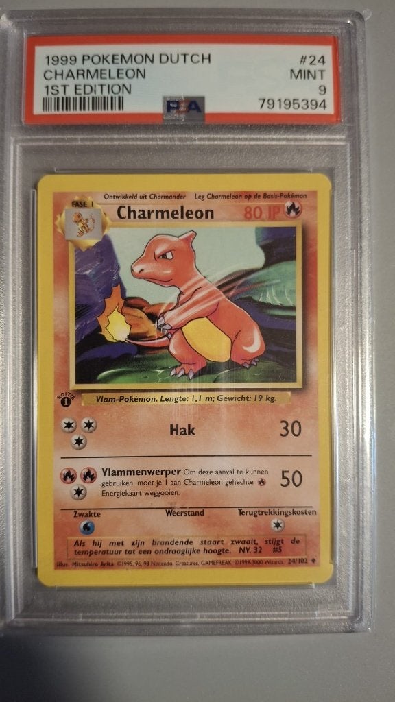 3x Pokémon kaarten (2x PSA 9 en BSG 9,5) 2x 1st edition, Hobby en Vrije tijd, Verzamelkaartspellen | Pokémon, Ophalen, Zo goed als nieuw