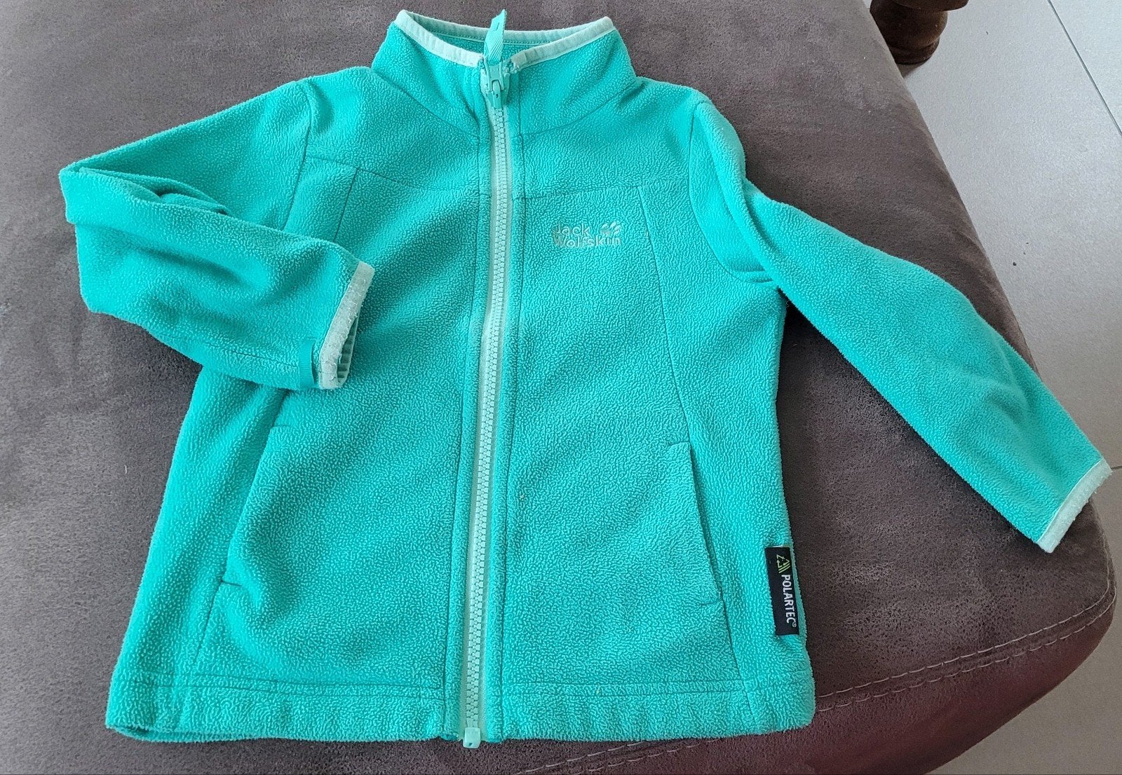 Fleece Jack Wolfskin 104 groen, Ophalen