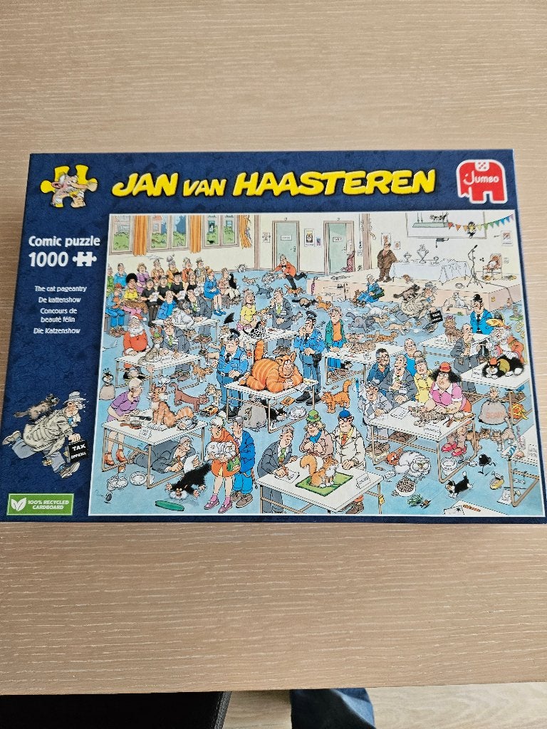 Puzzel Jan van Haasteren, Enlèvement, 500 à 1500 pièces, Neuf, Puzzle