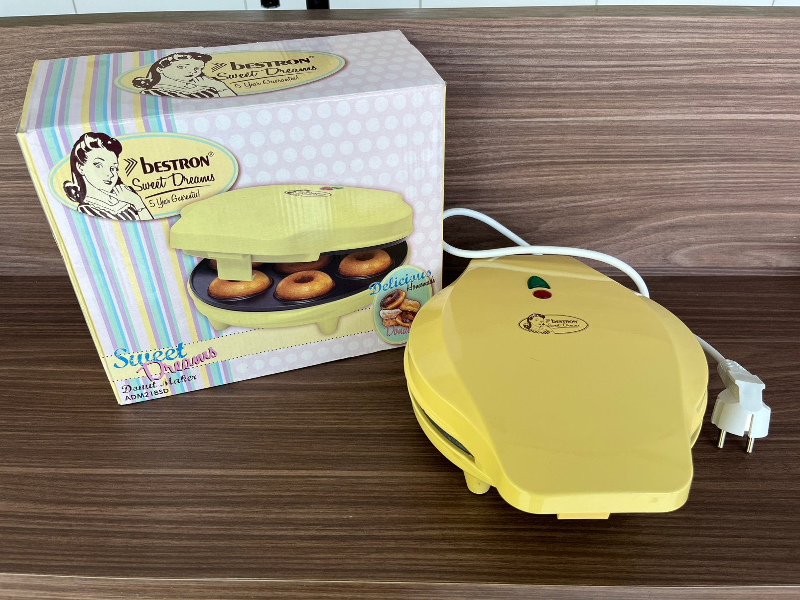 Donut ijzer, minidonuts leuk voor kinderen, Ophalen, Zo goed als nieuw