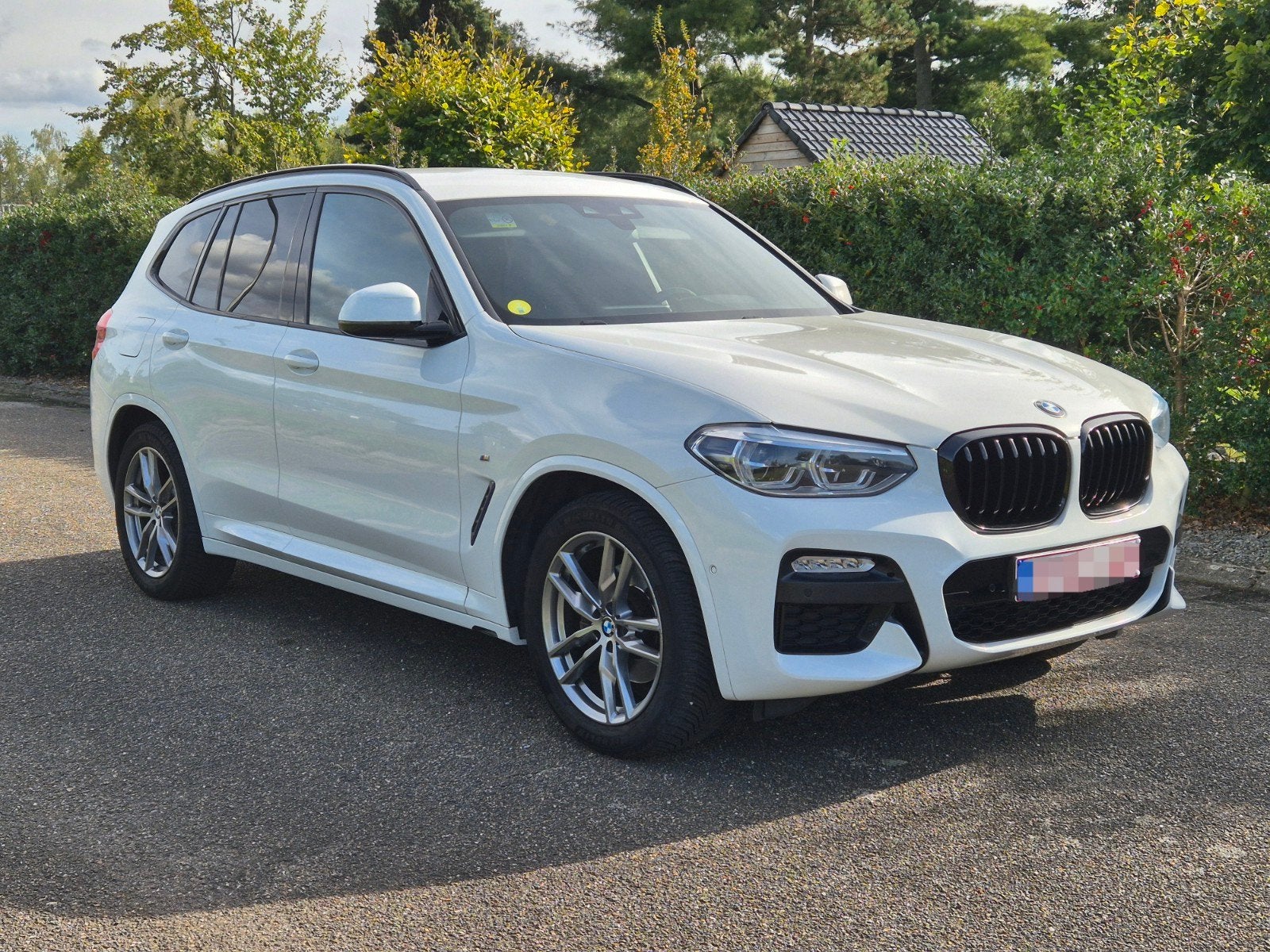 BMW X3 sDrive18d Mpack, Auto's, Achterwielaandrijving, 1995 cc, Leder en Stof, Wit