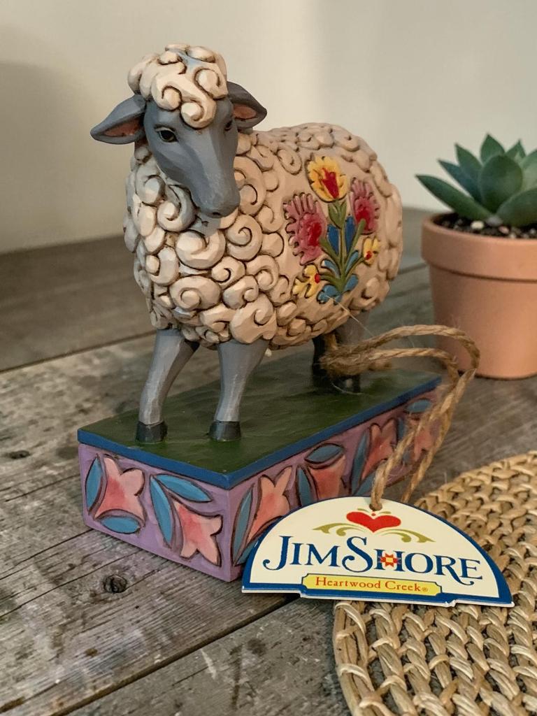 Figurine Jim Shore Heartwood Creek Gentle As A Lamb neuve, Enlèvement ou Envoi, Neuf, Animal