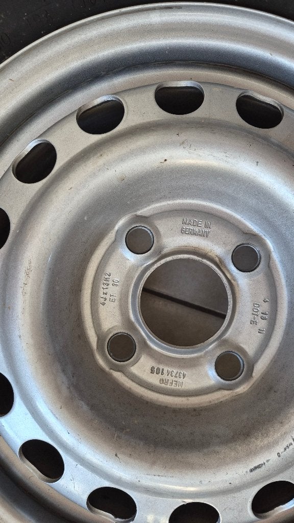2 roues remorques 145/80R13 75N, Enlèvement