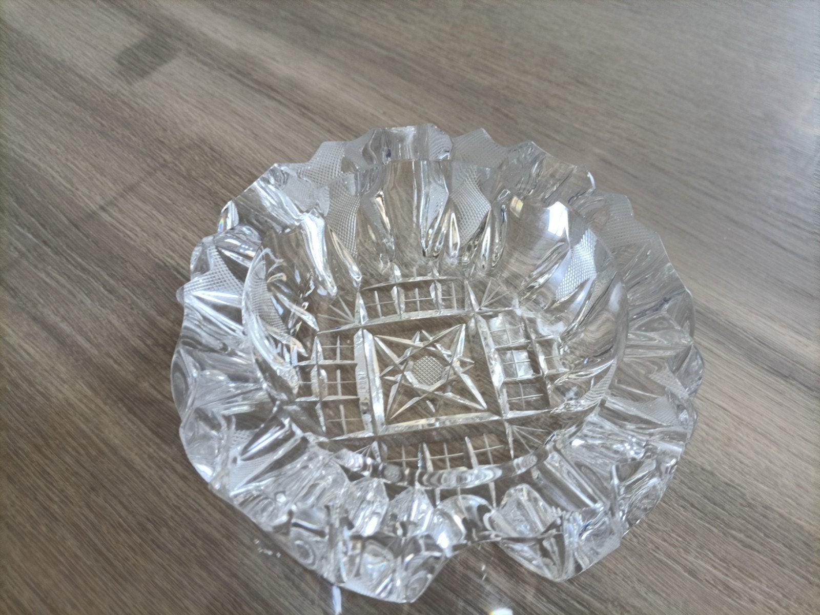 vintage glazen asbak, Antiek en Kunst, Ophalen