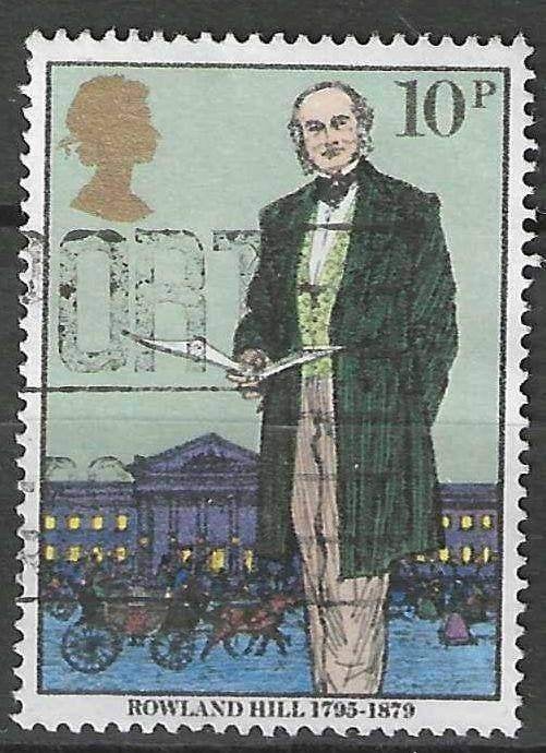 Grande-Bretagne 1979 - Yvert 909 - Sir Rowland Hill (ST), Timbres & Monnaies, Envoi, Affranchi