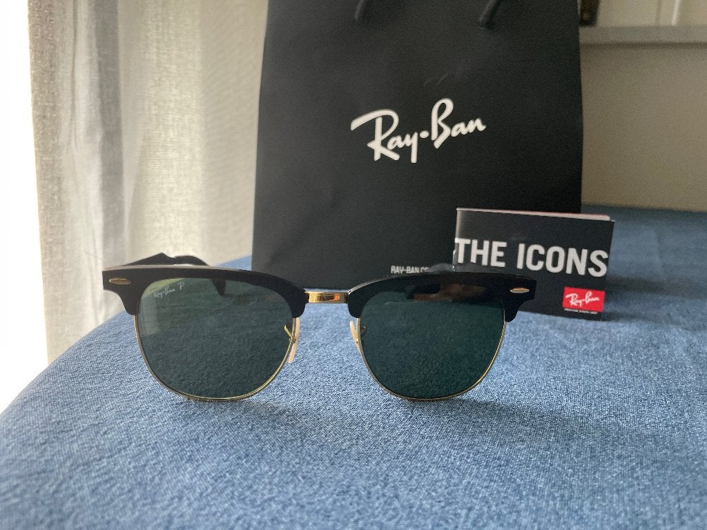 Originele Ray-Ban RB3507, Polarized P3 Plus, Ophalen, Zonnebril, Zwart, Zo goed als nieuw