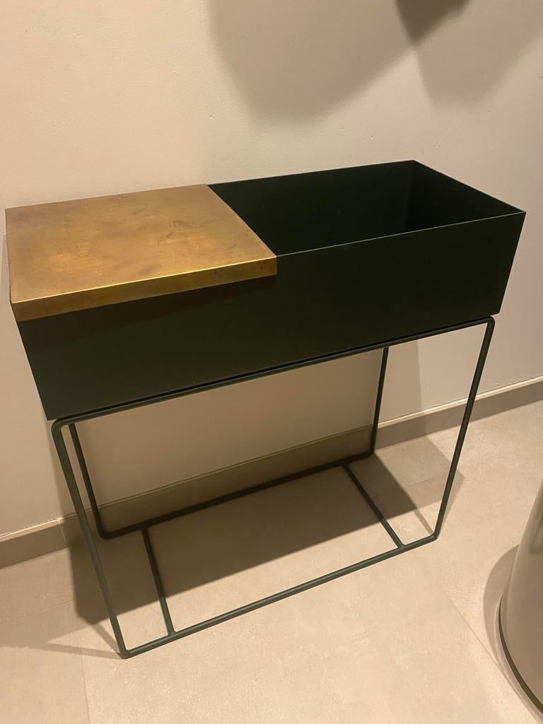 FERM Living plant box + messing plaat, Ophalen, Zo goed als nieuw