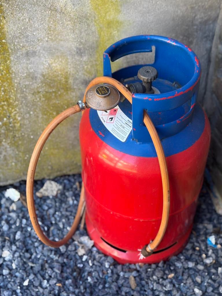 volle gasfles gastank, Tuin en Terras, Onkruidbranders, Ophalen, Zo goed als nieuw