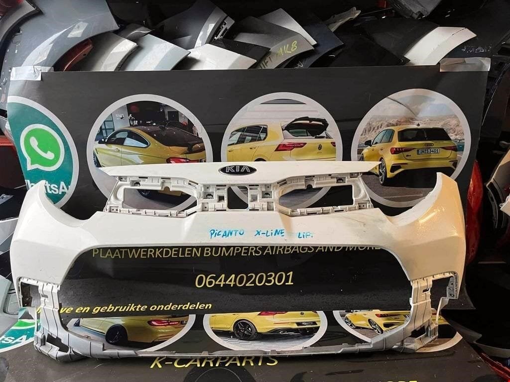 Voorbumper Kia Picanto X Line Facelift origineel bumper, Info@fabrikant.eu, Bumper, Fabrikant BV, Gebruikt