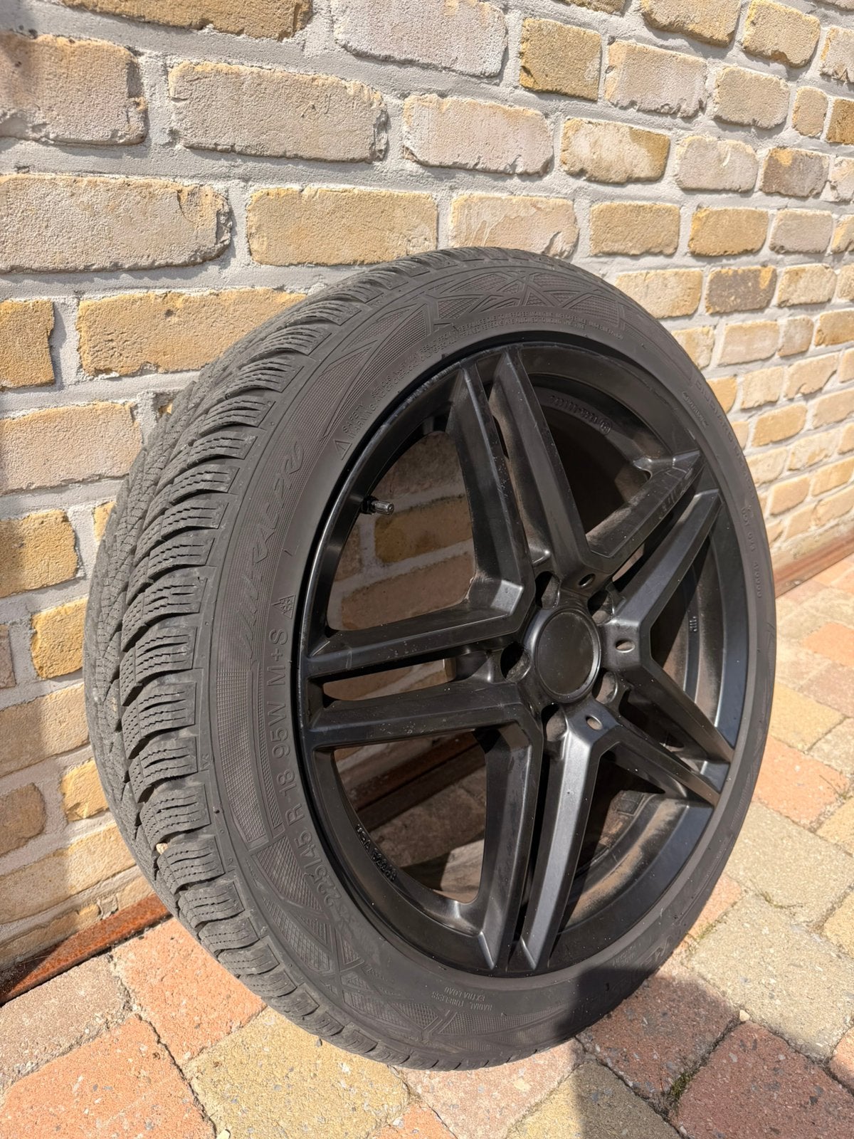Mercedes c-klasse winterbanden 225/45/r18 & 245/40/r18, Ophalen, Winterbanden