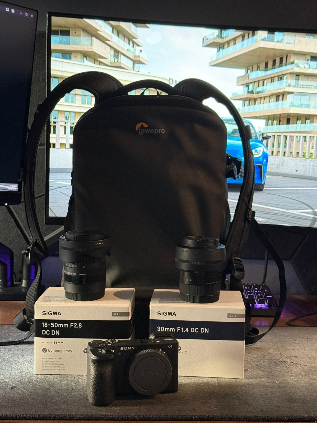 Sony A6600 + 2x Sigma lens + accessoires – COMPLETE SET, Audio, Tv en Foto, Ophalen, Beeldstabilisatie, Zo goed als nieuw, 24 megapixels